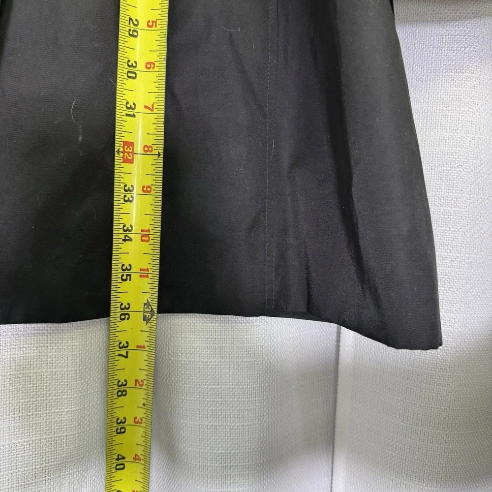 London Fog Hooded Trench Rain Coat Classic Black Womens XXL - Picture 14 of 16